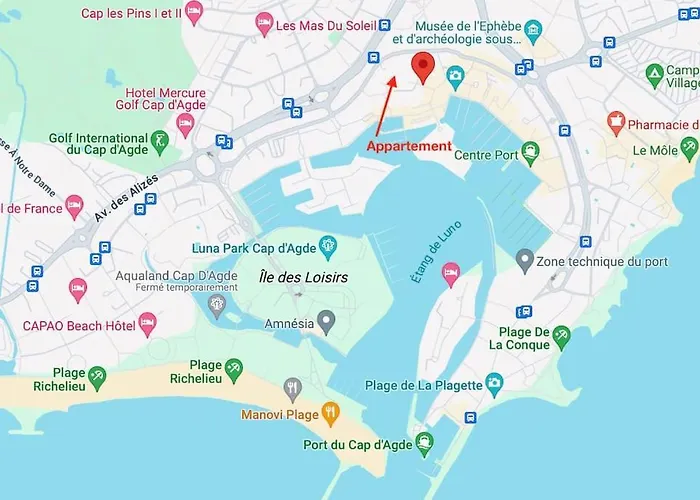 La Desirade I, Mezzanine, Centre Port شقة آجد